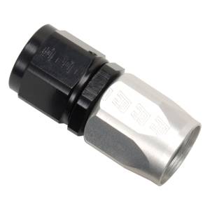 Russell - Russell Performance -10 AN Black/Silver Straight Full Flow Hose End - 610043 - Image 2