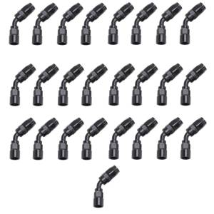 Russell - Russell Performance -4 AN Black 45 Degree Full Flow Hose End - 610085 - Image 1