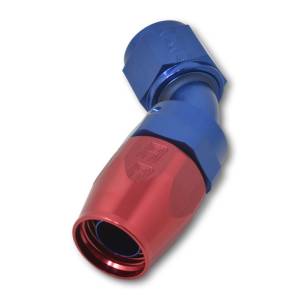 Russell - Russell Performance -6 AN Red/Blue 45 Degree Full Flow Hose End - 610090 - Image 5