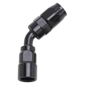 Russell - Russell Performance -8 AN Black 45 Degree Full Flow Hose End - 610105 - Image 1