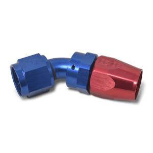 Russell - Russell Performance -10 AN Red/Blue 45 Degree Full Flow Hose End - 610110 - Image 4