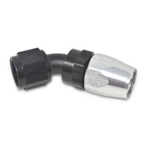 Russell - Russell Performance -16 AN Silver/Black 45 Degree Full Flow Hose End - 610133 - Image 4