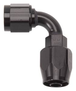 Russell - Russell Performance -4 AN Black 90 Degree Full Flow Hose End - 610155 - Image 1