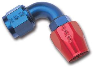 Russell - Russell Performance -6 AN Red/Blue 90 Degree Full Flow Hose End - 610160 - Image 3