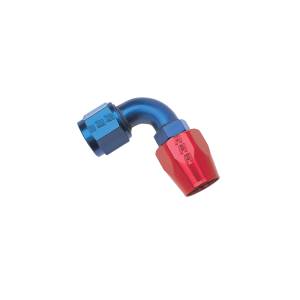 Russell - Russell Performance -8 AN Red/Blue 90 Degree Full Flow Hose End - 610170 - Image 2