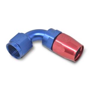 Russell - Russell Performance -8 AN Red/Blue 90 Degree Full Flow Hose End - 610170 - Image 4