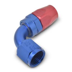 Russell - Russell Performance -8 AN Red/Blue 90 Degree Full Flow Hose End - 610170 - Image 6