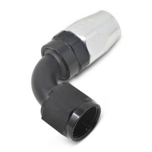 Russell - Russell Performance -12 AN Black/Silver 90 Degree Full Flow Hose End - 610193 - Image 6