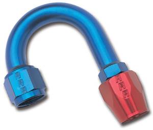 Russell - Russell Performance -6 AN Red/Blue 180 Degree Full Flow Hose End (1in Centerline Radius) - 610260 - Image 4