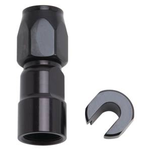 Russell - Russell Performance 3/8in SAE Quick Disc Female to -6 Hose Black Straight Hose End - 611203 - Image 3
