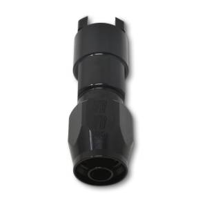 Russell - Russell Performance 3/8in SAE Quick Disc Female to -6 Hose Black Straight Hose End - 611203 - Image 4