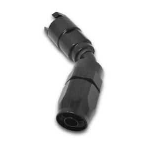 Russell - Russell Performance 3/8in SAE Quick Disc Female to -6 Hose Black 45 Degree Hose End - 611213 - Image 5