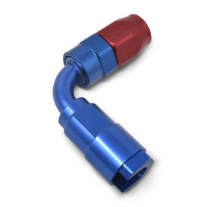 Russell - Russell Performance 3/8in SAE Quick Disc Female to -6 Hose Red/Blue 90 Degree Hose End - 611220 - Image 6