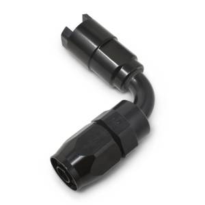 Russell - Russell Performance 3/8in SAE Quick Disc Female to -6 Hose Black 90 Degree Hose End - 611223 - Image 5