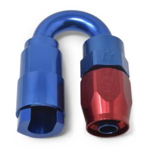 Russell - Russell Performance 3/8in SAE Quick Disc Female to -6 Hose Red/Blue 180 Degree Hose End - 611230 - Image 4