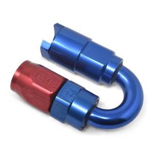 Russell - Russell Performance 3/8in SAE Quick Disc Female to -6 Hose Red/Blue 180 Degree Hose End - 611230 - Image 5