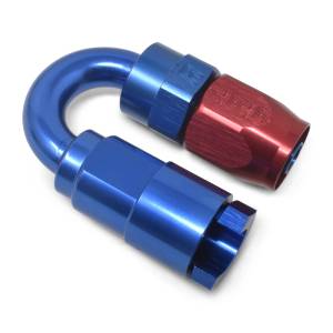 Russell - Russell Performance 3/8in SAE Quick Disc Female to -6 Hose Red/Blue 180 Degree Hose End - 611230 - Image 6