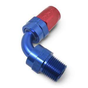 Russell - Russell Performance -10 AN Red/Blue 90 Deg Full Flow Swivel Pipe Thread Hose End (With 1/2in NPT) - 612120 - Image 6