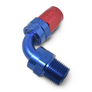 Russell - Russell Performance -10 AN Red/Blue 90 Deg Full Flow Swivel Pipe Thread Hose End (With 3/8in NPT) - 612190 - Image 6