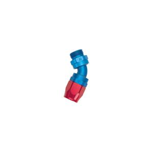 Russell - Russell Performance -10 AN Red/Blue 45 Degree Swivel Dry Sump Hose End (-8 Port 3/4in-16 Thread) - 612240 - Image 2