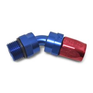 Russell - Russell Performance -10 AN Red/Blue Male SAE Port to -8 Hose 90 Degree (-10 Port 7/8in-14 Thread) - 612420 - Image 4