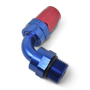 Russell - Russell Performance Hose End #6 Hose to #6 Radius Inlet Port Swivel 90 Deg Red/Blue - 612460 - Image 6
