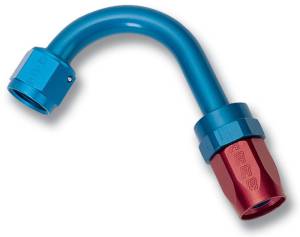 Russell - Russell Performance -6 AN Red/Blue 120 Degree Full Flow Swivel Hose End (With 1in Radius) - 613220 - Image 2