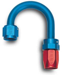 Russell - Russell Performance -6 AN Red/Blue 180 Degree Full Flow Swivel Hose End (With 1in Radius) - 613260 - Image 1