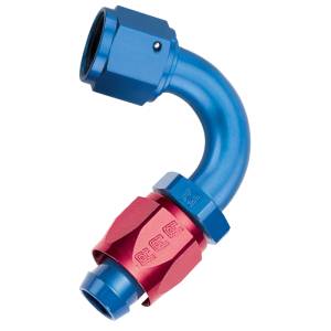 Russell - Russell Performance -6 AN Red/Blue 120 Degree Full Flow Swivel Hose End (With 9/16in Radius) - 613400 - Image 2