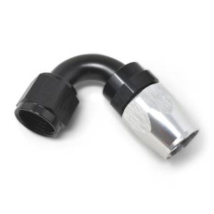Russell - Russell Performance -6 AN Black/Silver 120 Degree Tight Radius Full Flow Swivel Hose End - 613403 - Image 4