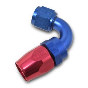Russell - Russell Performance -8 AN Red/Blue 120 Degree Full Flow Swivel Hose End (With 3/4in Radius) - 613410 - Image 5