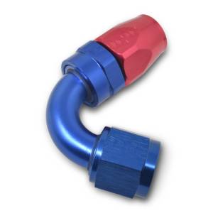 Russell - Russell Performance -8 AN Red/Blue 120 Degree Full Flow Swivel Hose End (With 3/4in Radius) - 613410 - Image 6
