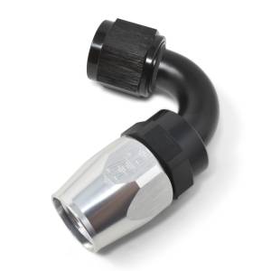 Russell - Russell Performance -8 AN Black/Silver 120 Degree Tight Radius Full Flow Swivel Hose End - 613413 - Image 5