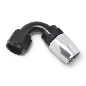 Russell - Russell Performance -12 AN Black/Silver 120 Degree Tight Radius Full Flow Swivel Hose End - 613433 - Image 4