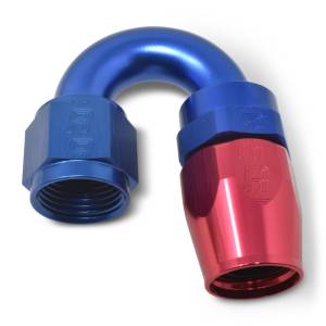 Russell - Russell Performance -8 AN Red/Blue 180 Degree Full Flow Swivel Hose End (With 3/4in Radius) - 613510 - Image 4