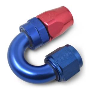 Russell - Russell Performance -8 AN Red/Blue 180 Degree Full Flow Swivel Hose End (With 3/4in Radius) - 613510 - Image 6