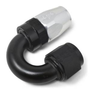 Russell - Russell Performance -8 AN Black/Silver 180 Degree Tight Radius Full Flow Swivel Hose End - 613513 - Image 6