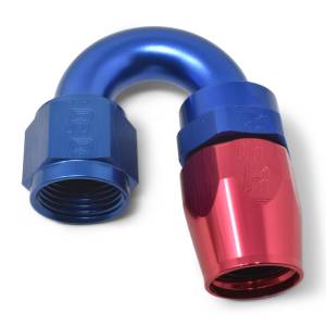 Russell - Russell Performance -10 AN Red/Blue 180 Degree Full Flow Swivel Hose End (With 15/16in Radius) - 613520 - Image 4