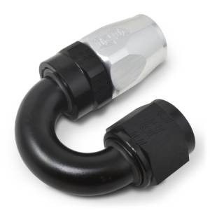 Russell - Russell Performance -10 AN Black/Silver 180 Degree Tight Radius Full Flow Swivel Hose End - 613523 - Image 6