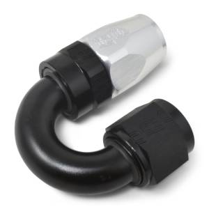 Russell - Russell Performance -12 AN Black/Silver 180 Degree Tight Radius Full Flow Swivel Hose End - 613533 - Image 6