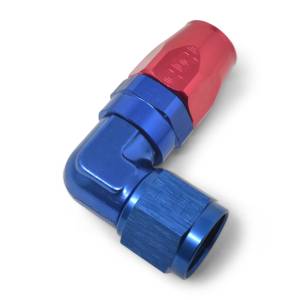 Russell - Russell Performance -8 AN Red/Blue 90 Degree Forged Aluminum Swivel Hose End - 613650 - Image 6