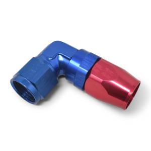 Russell - Russell Performance -10 AN Red/Blue 90 Degree Forged Aluminum Swivel Hose End - 613660 - Image 4