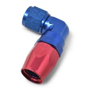 Russell - Russell Performance -10 AN Red/Blue 90 Degree Forged Aluminum Swivel Hose End - 613660 - Image 5