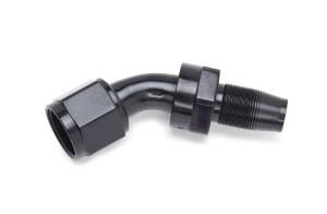 Russell - Russell Performance -8 AN 45 Degree Hose End Without Socket - Polished and Black - 615103 - Image 1