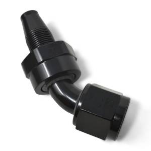 Russell - Russell Performance -8 AN 45 Degree Hose End Without Socket - Polished and Black - 615103 - Image 5