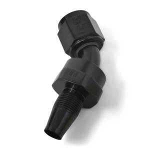 Russell - Russell Performance -8 AN 45 Degree Hose End Without Socket - Polished and Black - 615103 - Image 6