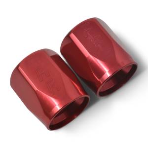 Russell - Russell Performance 2-Piece -6 AN Full Flow Swivel Hose End Sockets (Qty 2) - Polished and Red - 615520 - Image 4