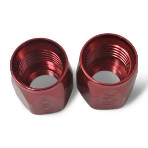 Russell - Russell Performance 2-Piece -6 AN Full Flow Swivel Hose End Sockets (Qty 2) - Polished and Red - 615520 - Image 6