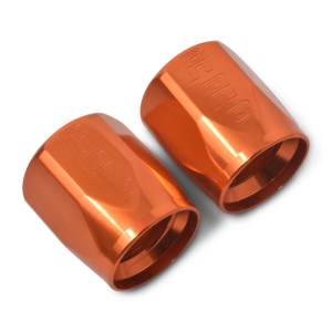 Russell - Russell Performance 2-Piece -6 AN Anodized Full Flow Swivel Hose End Sockets (Qty 2) - Orange - 615524 - Image 4