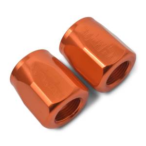 Russell - Russell Performance 2-Piece -6 AN Anodized Full Flow Swivel Hose End Sockets (Qty 2) - Orange - 615524 - Image 5